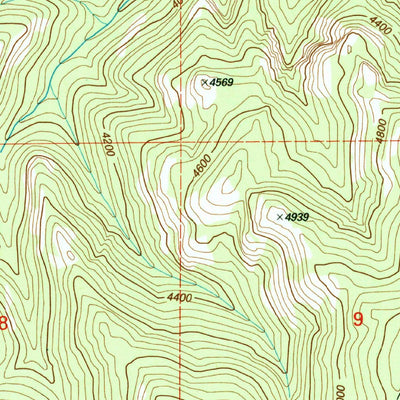United States Geological Survey Wauconda Summit, WA (2001, 24000-Scale) digital map