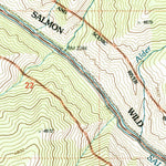 United States Geological Survey Waugh Mountain, ID (1999, 24000-Scale) digital map