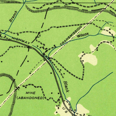 United States Geological Survey Wauhatchie, TN (1936, 24000-Scale) digital map