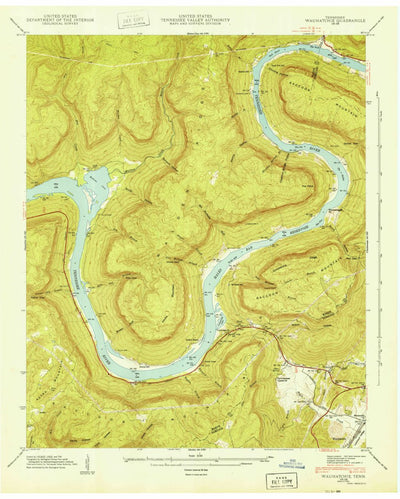 United States Geological Survey Wauhatchie, TN (1943, 24000-Scale) digital map