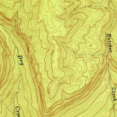 United States Geological Survey Wauhatchie, TN (1943, 24000-Scale) digital map