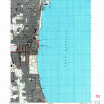 United States Geological Survey Waukegan, IL (1998, 24000-Scale) digital map