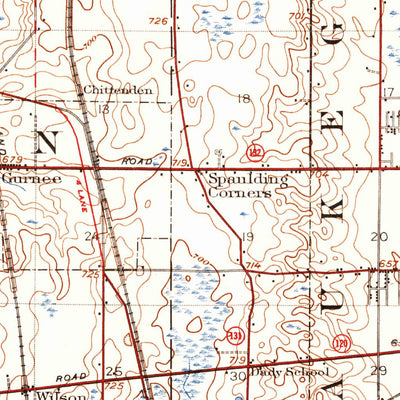 United States Geological Survey Waukegan, IL-WI (1906, 62500-Scale) digital map