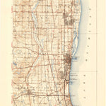 United States Geological Survey Waukegan, IL-WI (1908, 62500-Scale) digital map
