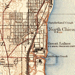 United States Geological Survey Waukegan, IL-WI (1908, 62500-Scale) digital map