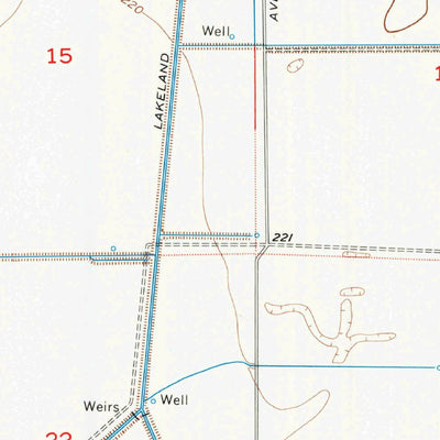 United States Geological Survey Waukena, CA (1954, 24000-Scale) digital map