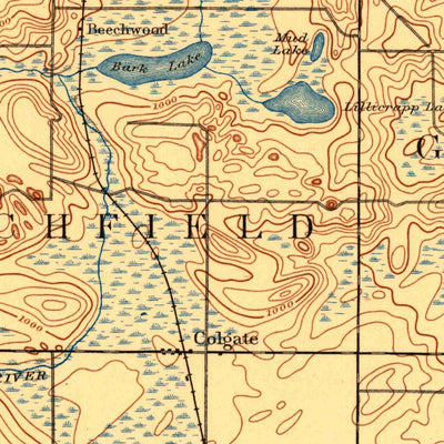 United States Geological Survey Waukesha, WI (1892, 62500-Scale) digital map