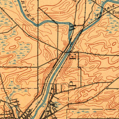 United States Geological Survey Waukesha, WI (1906, 62500-Scale) digital map