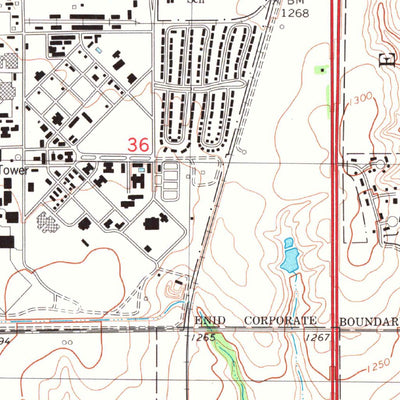 United States Geological Survey Waukomis, OK (1982, 24000-Scale) digital map
