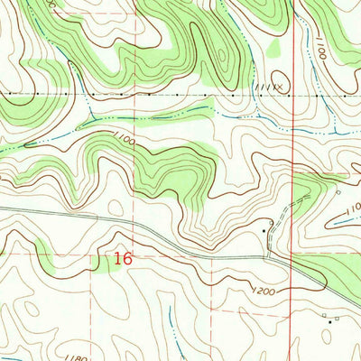 United States Geological Survey Waukon, IA (1968, 24000-Scale) digital map