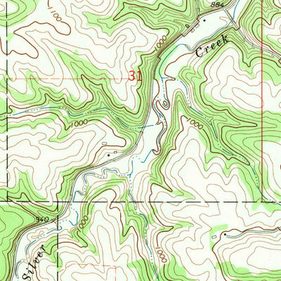 United States Geological Survey Waukon, IA (1968, 24000-Scale) digital map