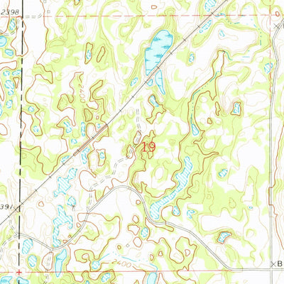 United States Geological Survey Waukon, WA (1973, 24000-Scale) digital map