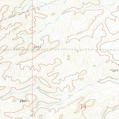 United States Geological Survey Waukon, WA (1973, 24000-Scale) digital map