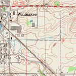 United States Geological Survey Waunakee, WI (1983, 24000-Scale) digital map