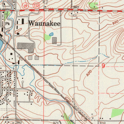 United States Geological Survey Waunakee, WI (1983, 24000-Scale) digital map