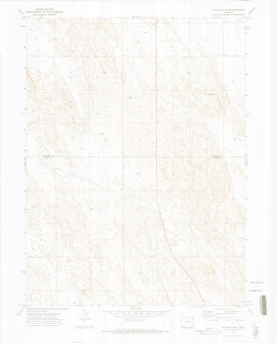 United States Geological Survey Wauneta NE, CO (1971, 24000-Scale) digital map