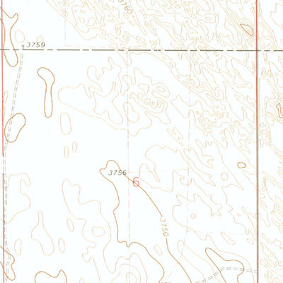United States Geological Survey Wauneta NE, CO (1971, 24000-Scale) digital map