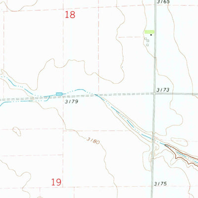 United States Geological Survey Wauneta SE, NE (1973, 24000-Scale) digital map