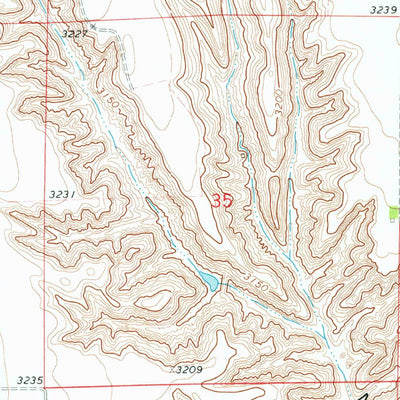 United States Geological Survey Wauneta SE, NE (1973, 24000-Scale) digital map