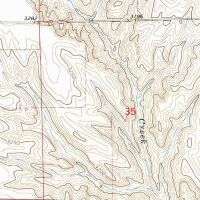 United States Geological Survey Wauneta SW, NE (1973, 24000-Scale) digital map