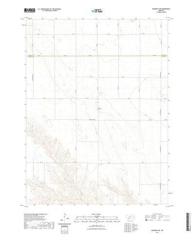 United States Geological Survey Wauneta SW, NE (2021, 24000-Scale) digital map