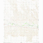 United States Geological Survey Wauneta West, NE (1974, 24000-Scale) digital map