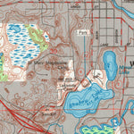 United States Geological Survey Waupaca, WI (1992, 24000-Scale) digital map