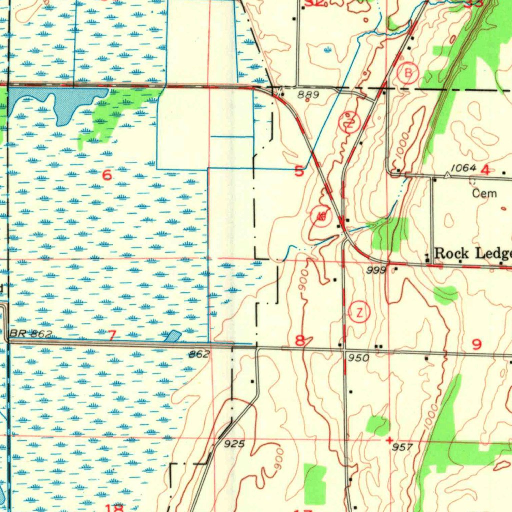 Waupun, WI (1955, 62500Scale) Map by United States Geological Survey