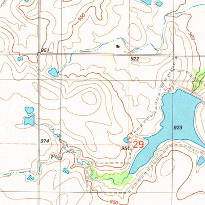 United States Geological Survey Waurika West, OK-TX (1984, 24000-Scale) digital map