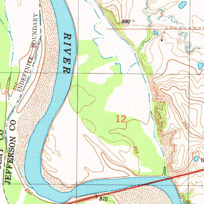 United States Geological Survey Waurika West, OK-TX (1984, 24000-Scale) digital map