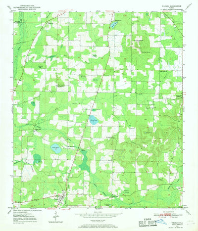 United States Geological Survey Wausau, FL (1950, 24000-Scale) digital map