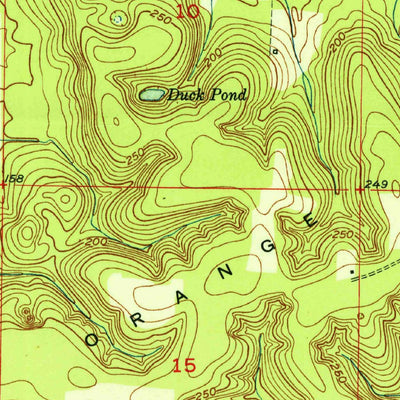 United States Geological Survey Wausau, FL (1951, 24000-Scale) digital map