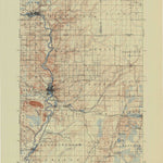 United States Geological Survey Wausau, WI (1899, 125000-Scale) digital map