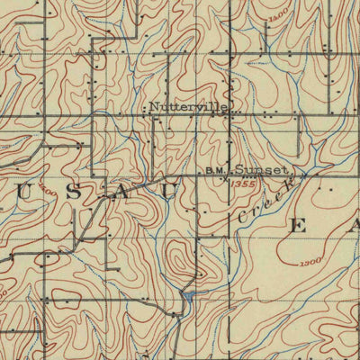 United States Geological Survey Wausau, WI (1899, 125000-Scale) digital map
