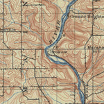 United States Geological Survey Wausau, WI (1899, 125000-Scale) digital map