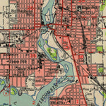United States Geological Survey Wausau, WI (1953, 48000-Scale) digital map