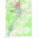 United States Geological Survey Wausau, WI (1963, 62500-Scale) digital map