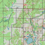 United States Geological Survey Wausau, WI (1984, 100000-Scale) digital map