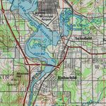 United States Geological Survey Wausau, WI (1984, 100000-Scale) digital map