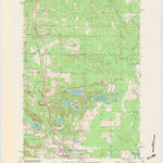 United States Geological Survey Wausaukee North, WI-MI (1982, 24000-Scale) digital map