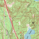 United States Geological Survey Wausaukee North, WI-MI (1982, 24000-Scale) digital map