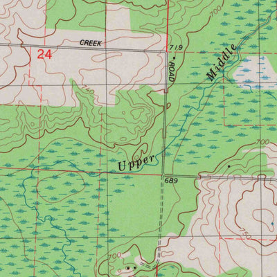 United States Geological Survey Wausaukee South, WI-MI (1982, 24000-Scale) digital map