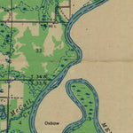 United States Geological Survey Wausaukee, WI-MI (1942, 48000-Scale) digital map