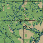 United States Geological Survey Wausaukee, WI-MI (1942, 48000-Scale) digital map
