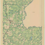 United States Geological Survey Wausaukee, WI-MI (1947, 48000-Scale) digital map