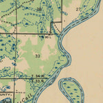 United States Geological Survey Wausaukee, WI-MI (1947, 48000-Scale) digital map