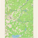 United States Geological Survey Wausaukee, WI-MI (1963, 62500-Scale) digital map