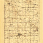 United States Geological Survey Wauseon, OH-MI (1913, 62500-Scale) digital map