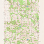 United States Geological Survey Wautoma NE, WI (1968, 24000-Scale) digital map