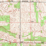 United States Geological Survey Wautoma NE, WI (1968, 24000-Scale) digital map